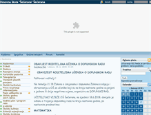 Tablet Screenshot of os-secerana.skole.hr