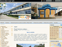 Tablet Screenshot of os-lucac-st.skole.hr