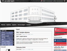Tablet Screenshot of gimnazija-sesnaesta-zg.skole.hr