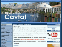 Tablet Screenshot of os-cavtat.skole.hr