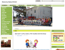 Tablet Screenshot of os-divsici.skole.hr