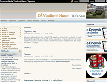 Tablet Screenshot of os-vnazor-topusko.skole.hr