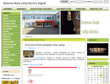 Tablet Screenshot of os-jklovica-zg.skole.hr