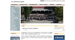 Desktop Screenshot of gimnazija-dvanaesta-zg.skole.hr