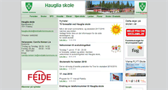 Desktop Screenshot of hauglia.skole.no