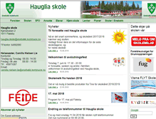 Tablet Screenshot of hauglia.skole.no