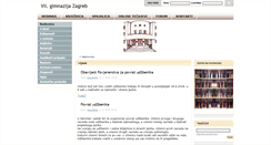 Desktop Screenshot of gimnazija-sedma-zg.skole.hr