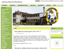 Tablet Screenshot of os-ferdinandovac.skole.hr