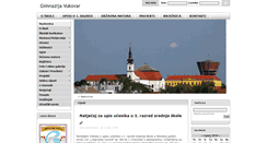 Desktop Screenshot of gimnazija-vukovar.skole.hr