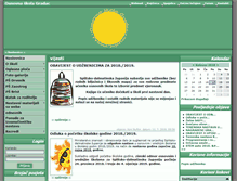 Tablet Screenshot of os-gradac.skole.hr
