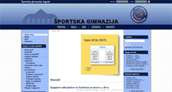 Desktop Screenshot of gimnazija-sportska-zg.skole.hr