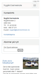 Mobile Screenshot of nygard.skole.no