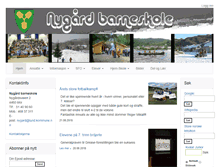 Tablet Screenshot of nygard.skole.no