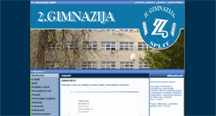 Desktop Screenshot of gimnazija-druga-st.skole.hr