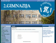 Tablet Screenshot of gimnazija-druga-st.skole.hr