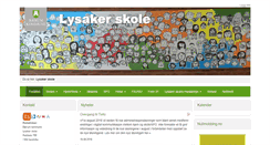 Desktop Screenshot of lysaker.skole.no
