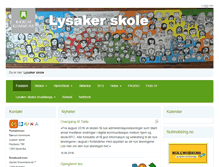 Tablet Screenshot of lysaker.skole.no