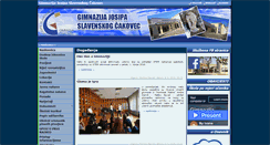 Desktop Screenshot of gimnazija-cakovec.skole.hr
