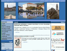 Tablet Screenshot of os-pucisca.skole.hr
