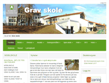 Tablet Screenshot of grav.skole.no