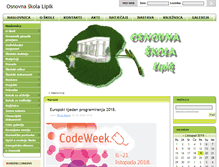 Tablet Screenshot of os-lipik.skole.hr