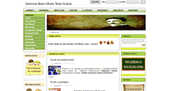 Desktop Screenshot of os-ntesle-gracac.skole.hr