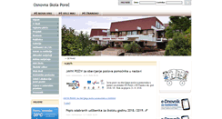 Desktop Screenshot of os-porec.skole.hr