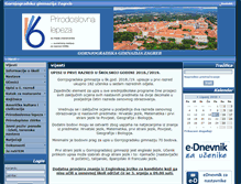 Tablet Screenshot of gimnazija-gornjogradska-zg.skole.hr