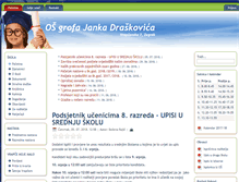 Tablet Screenshot of os-grofa-jdraskovica-zg.skole.hr