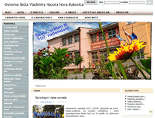 Tablet Screenshot of os-vnazora-novabukovica.skole.hr