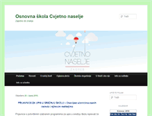 Tablet Screenshot of os-cvjetno-naselje-zg.skole.hr