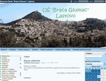 Tablet Screenshot of os-bglumac-lastovo.skole.hr