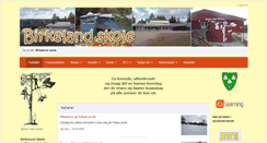 Desktop Screenshot of birkeland.skole.no