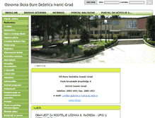 Tablet Screenshot of os-gjdezelica-ivanicgrad.skole.hr