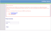 Tablet Screenshot of admin.skole.hr