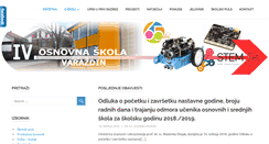 Desktop Screenshot of os-cetvrta-vz.skole.hr