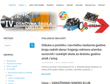 Tablet Screenshot of os-cetvrta-vz.skole.hr
