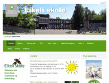 Tablet Screenshot of eikeli.skole.no