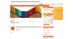 Desktop Screenshot of gimnazija-privatna-vz.skole.hr