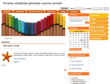 Tablet Screenshot of gimnazija-privatna-vz.skole.hr