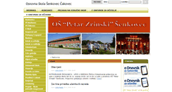 Desktop Screenshot of os-senkovec.skole.hr