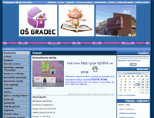 Tablet Screenshot of os-gradec.skole.hr