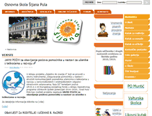 Tablet Screenshot of os-sijana-pu.skole.hr