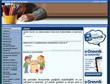 Tablet Screenshot of os-centar-pu.skole.hr