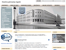 Tablet Screenshot of gimnazija-klasicna-zg.skole.hr