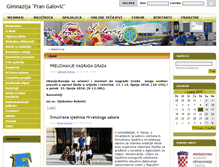 Tablet Screenshot of gimnazija-fgalovic-koprivnica.skole.hr