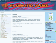 Tablet Screenshot of gimnazija-treca-zg.skole.hr