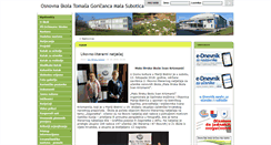 Desktop Screenshot of os-mala-subotica.skole.hr