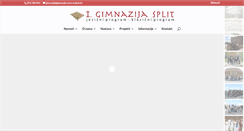 Desktop Screenshot of gimnazija-prva-st.skole.hr