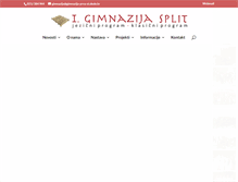 Tablet Screenshot of gimnazija-prva-st.skole.hr